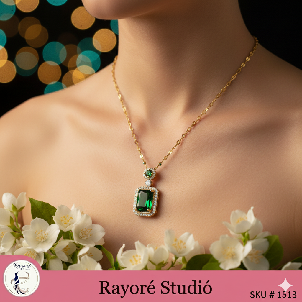 Ruby Flora Cascade Pendant