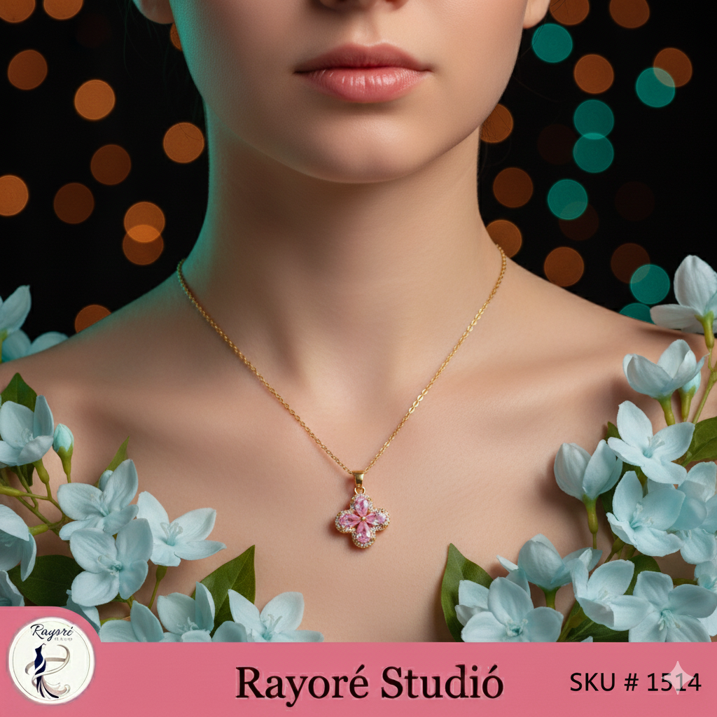 Sparkle Fawn Duet Necklace