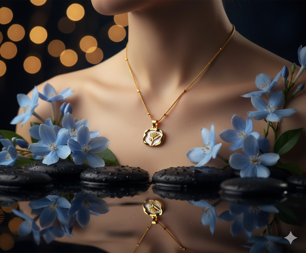 Golden Bloom Pendant