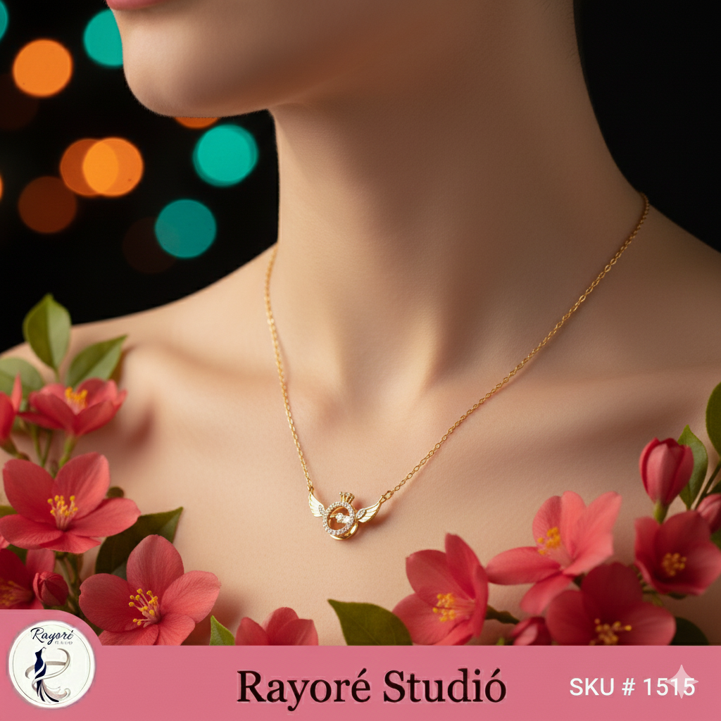Ruby Vine Cascade Pendant
