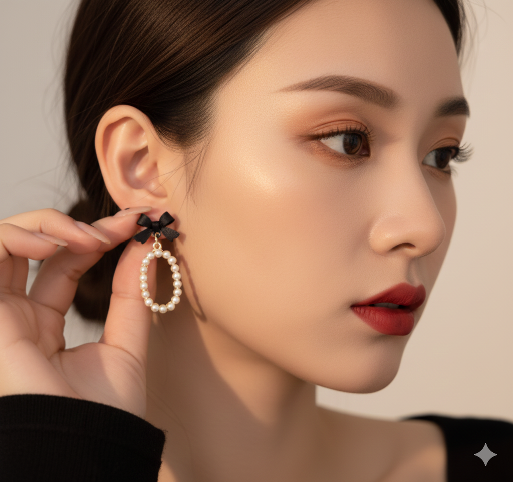 X Pearl Oval Drops