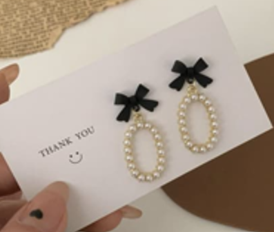 X Pearl Oval Drops