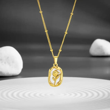Golden Bloom Pendant