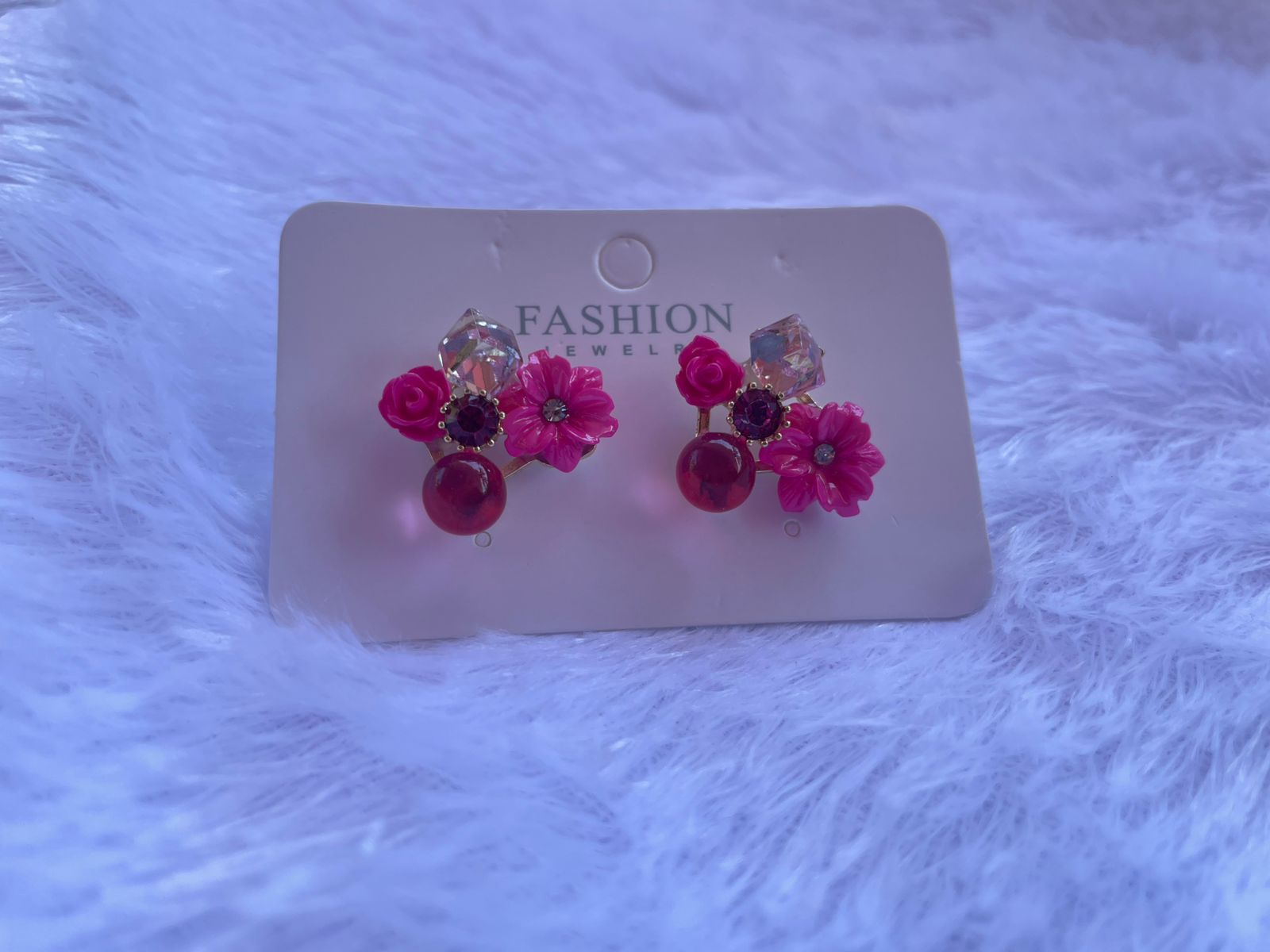 Twilight Bloom Cluster Earrings