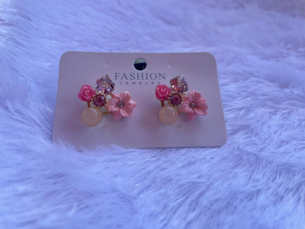 Twilight Bloom Cluster Earrings